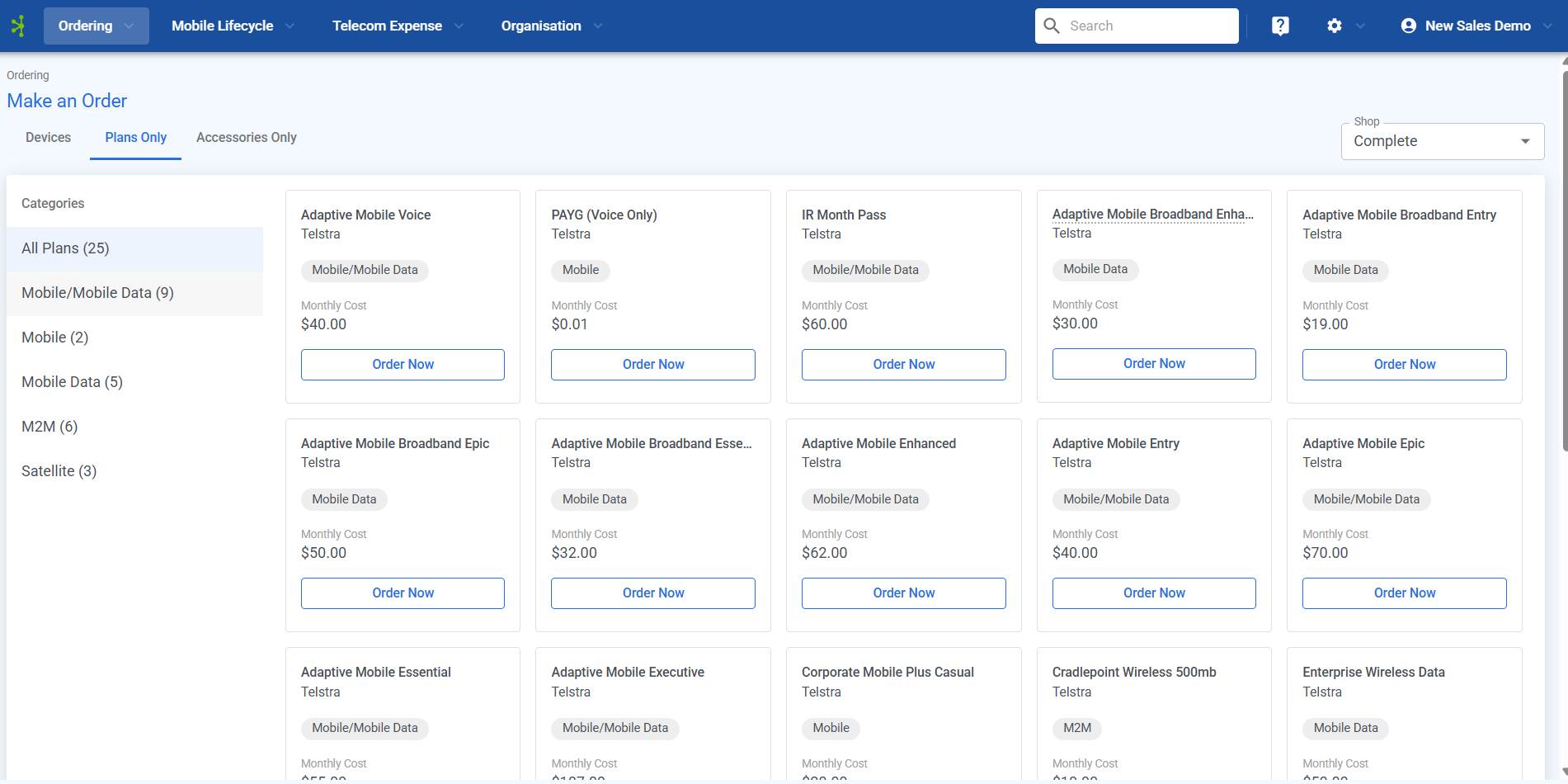 Mobile device management